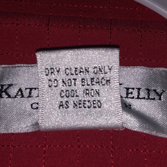 MUST GO PRICING Katherine Kelly Collection Women's Red Kimono Collar Jacket 10 - Picture 7 of 7